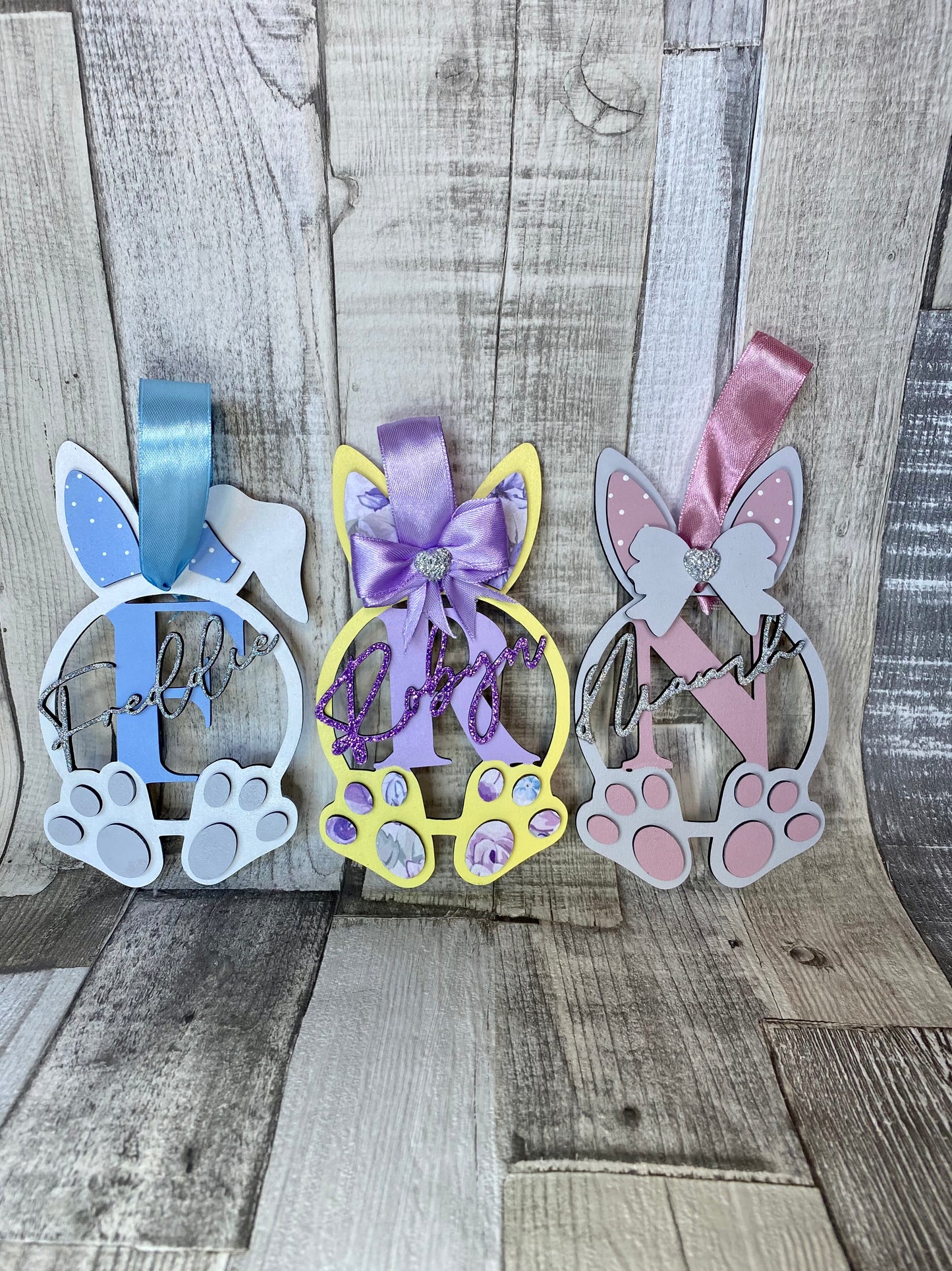 Easter Bunny Bauble (personalised)