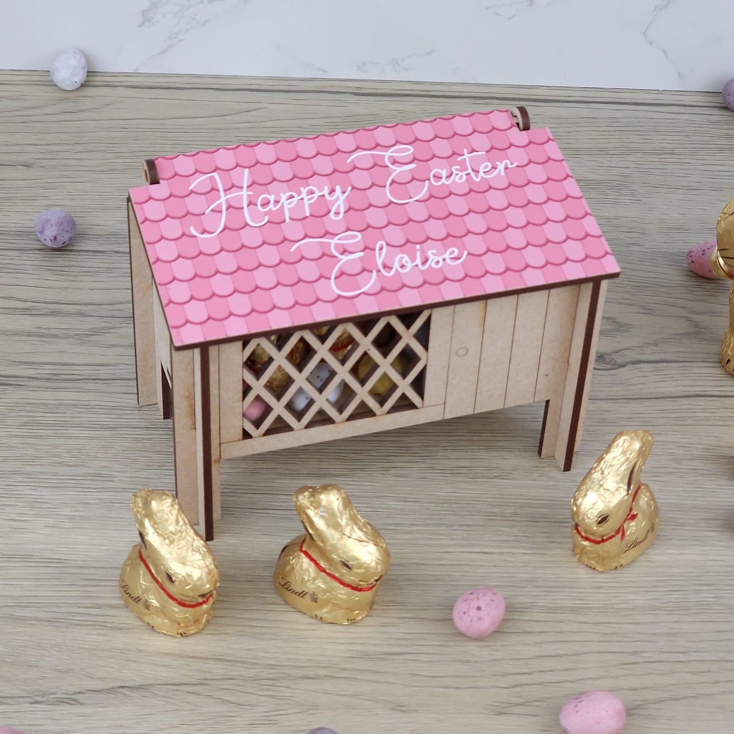 Easter chocolate hutch