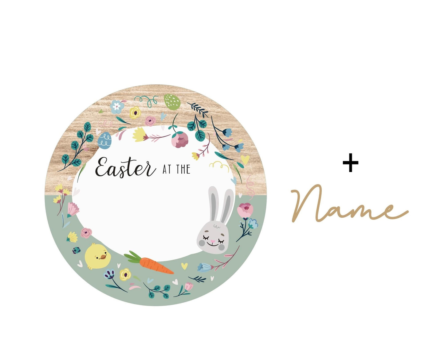 Personalised Easter Plaque