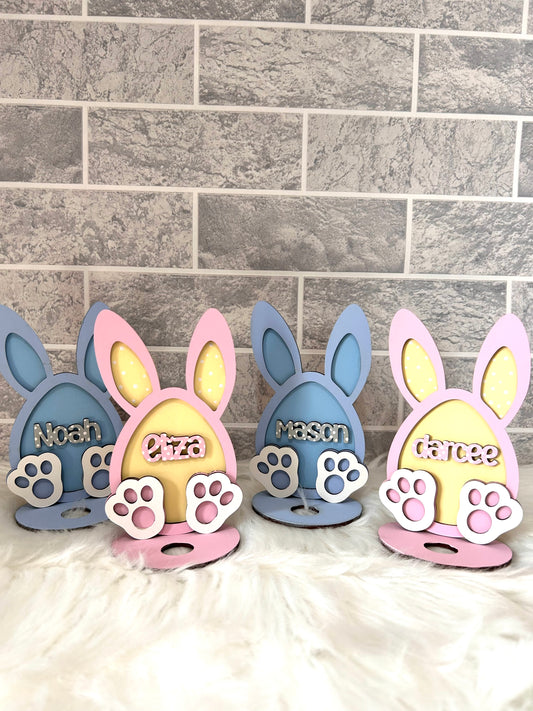 Personalised bunny, kinder egg holder