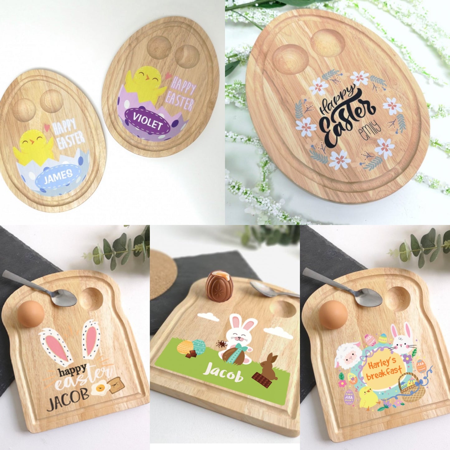 Personalised egg boards