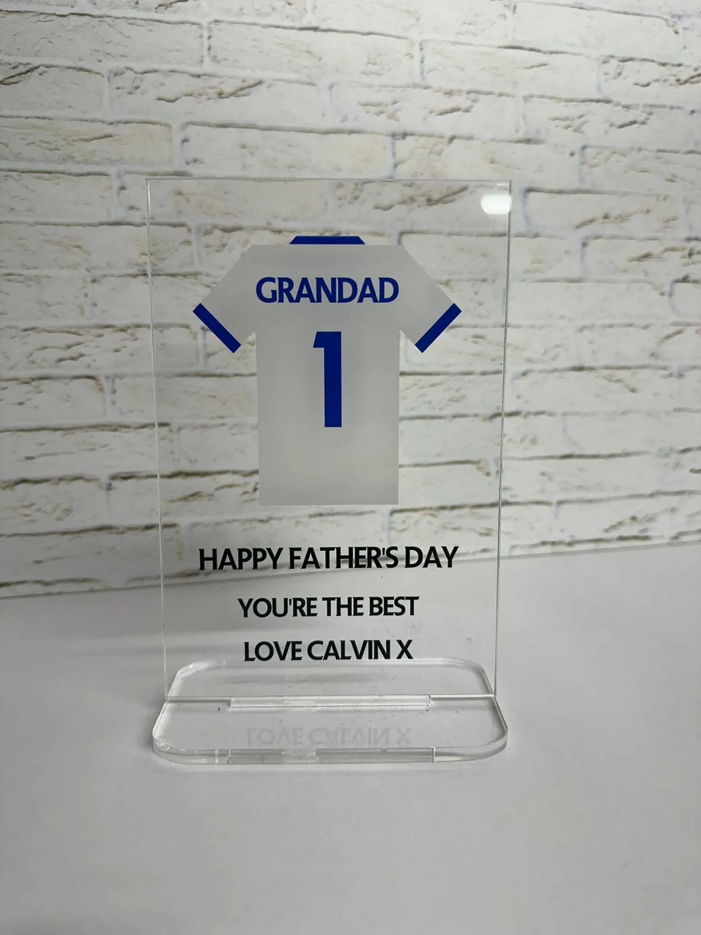 Football shirt Personalised Acrylic Stand