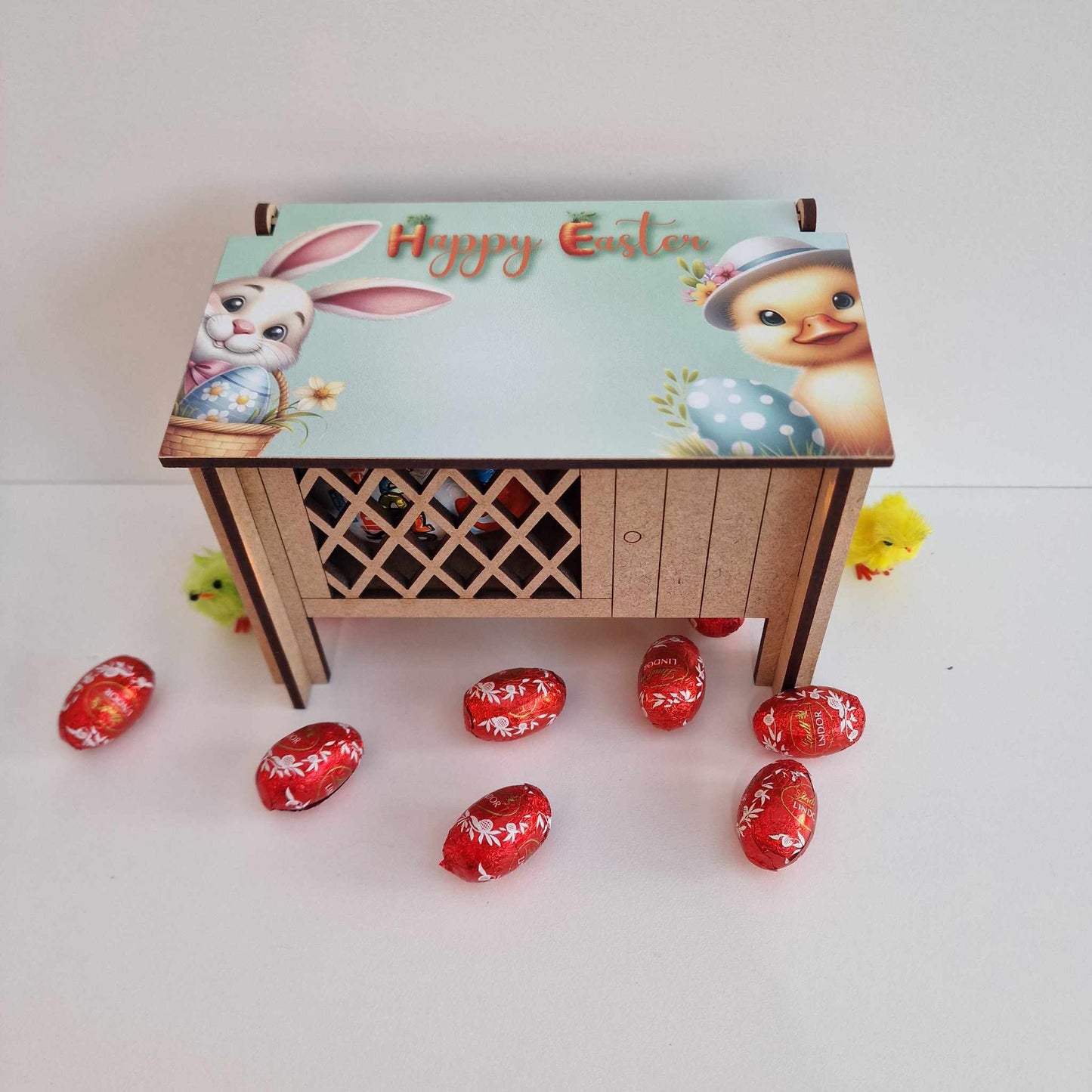 Easter chocolate hutch