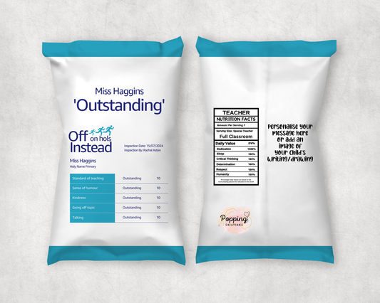 Personalised Treat Bag - Ofsted report